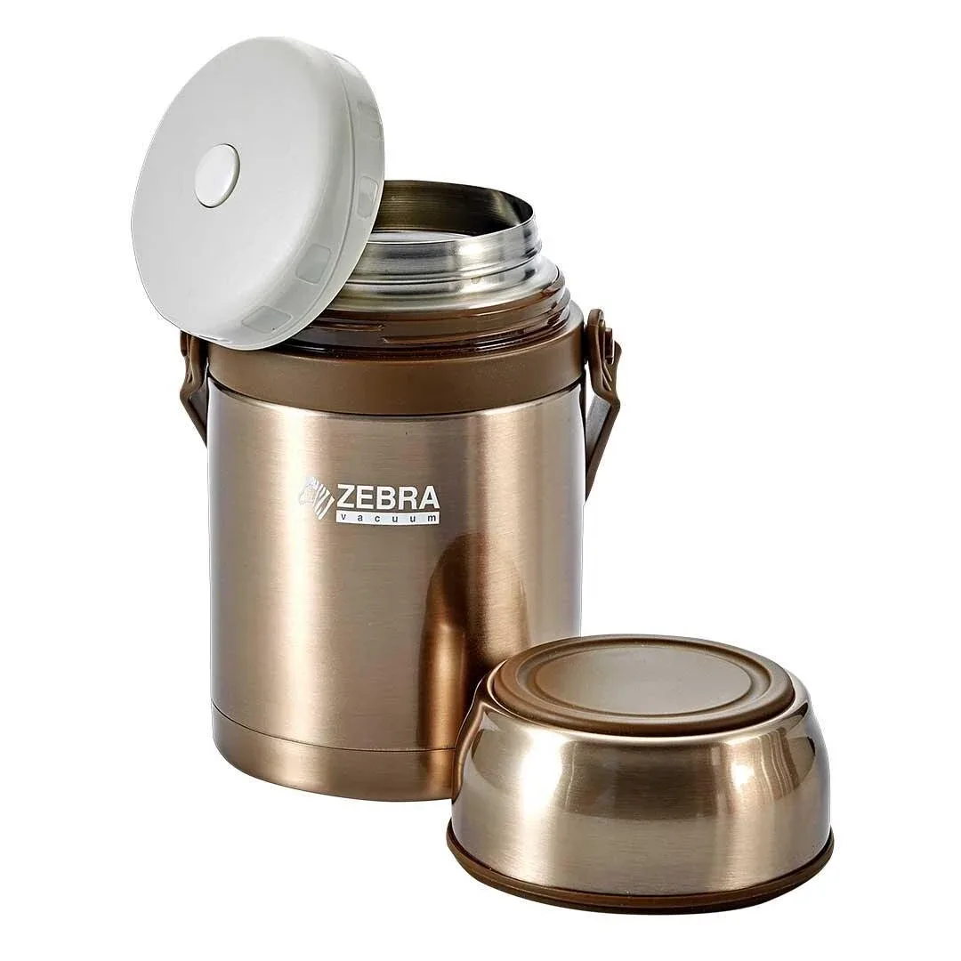 ZEBRA Vakumlu Yemek Kabı Piknik 1L Altın Kahverengi - görsel 1
