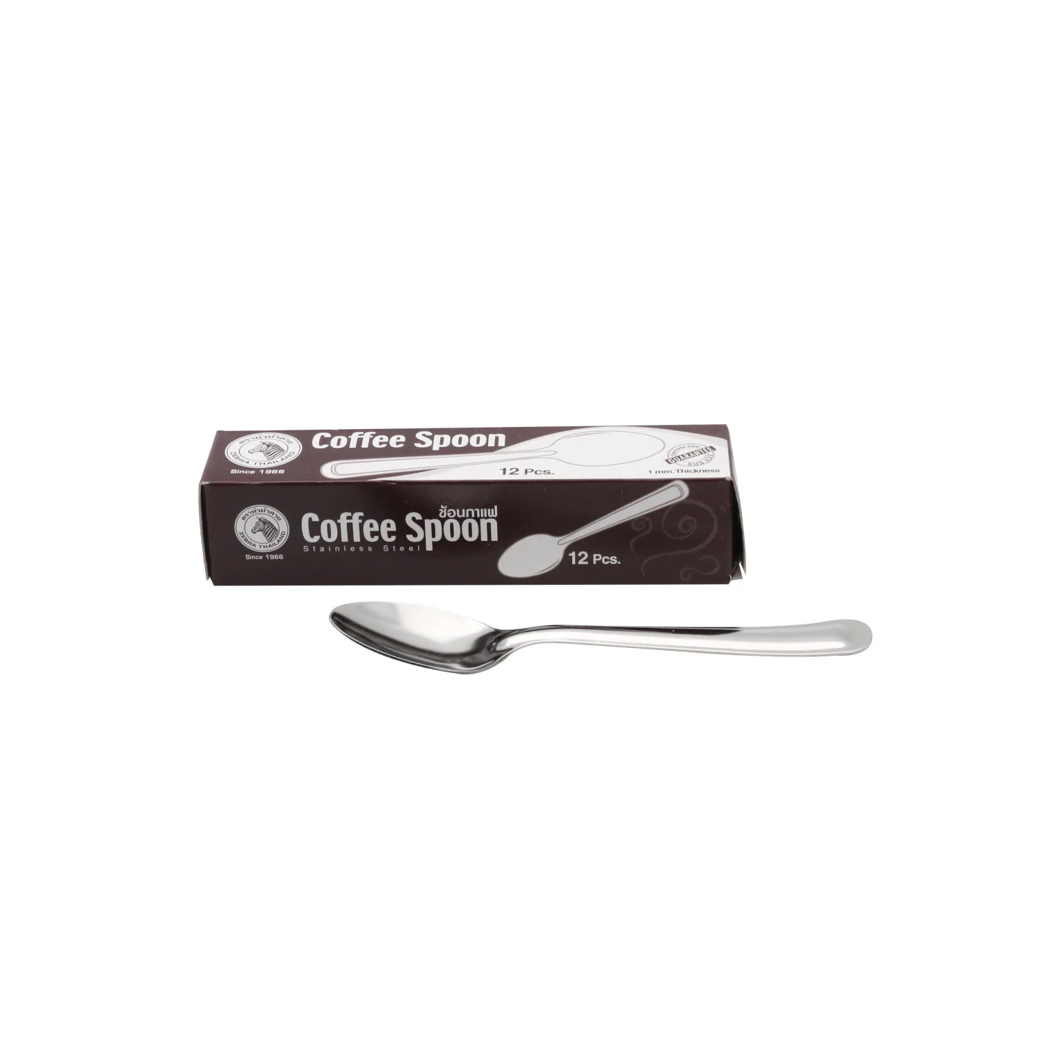 ZEBRA Kahve Kaşığı 1.0 mm (12 Adet)
