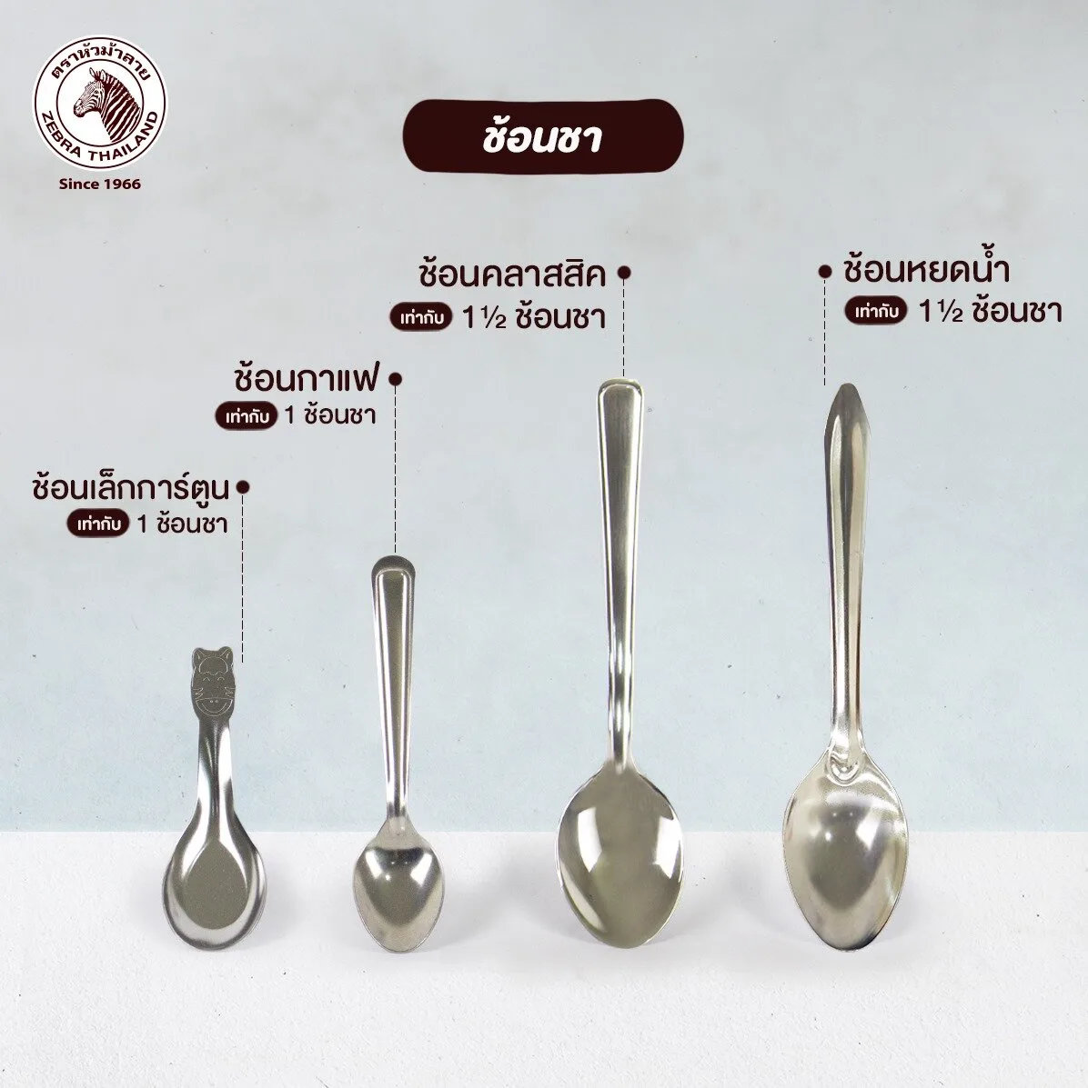 ZEBRA Çocuk Kaşığı 6 Parça – Mini Çin Çorba Kaşığı