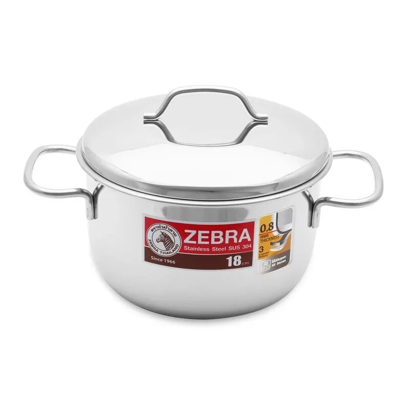 ZEBRA Extreme Infinity 3 Tabanlı Paslanmaz Çelik Derin Tencere 