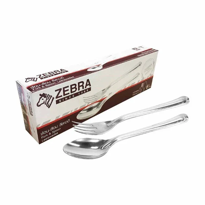 ZEBRA Leelawadee Çatal ve Kaşık Seti - görsel 1