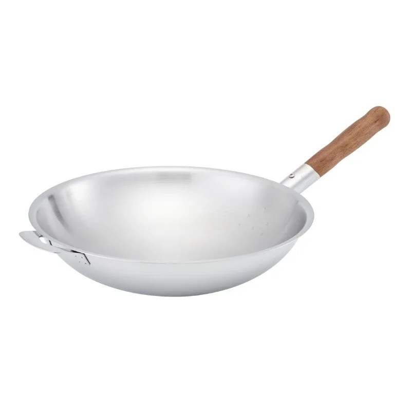 ZEBRA Çin Wok Tavası, Vitalux 3 Katmanlı (3Ply) - Tik Ağacı Saplı, 34 cm
