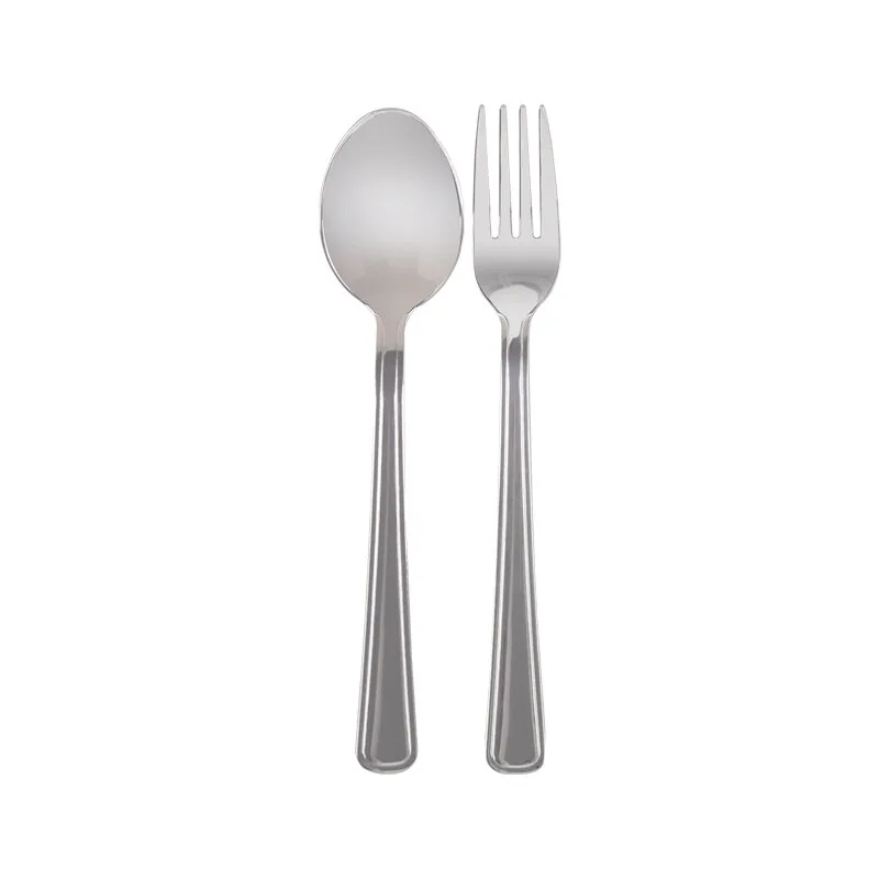 ZEBRA 2.0 mm Kaşık ve Çatal Seti, Klasik Paket, 1 Çift