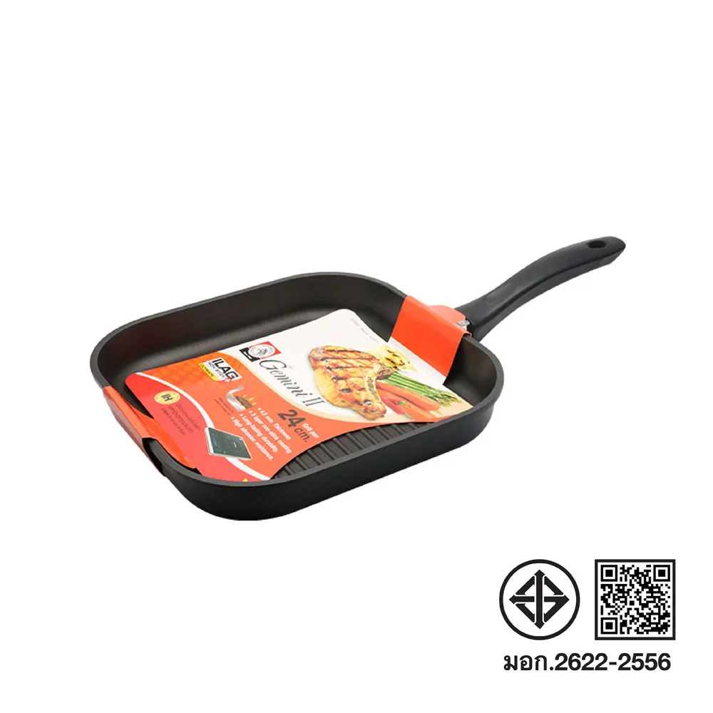 Zebra Yapışmaz Izgara Tava 24 cm