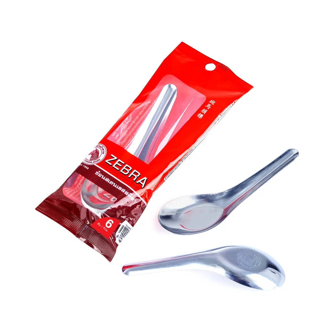 ZEBRA Çin Kaşığı (L) Large - 6'lı Set
