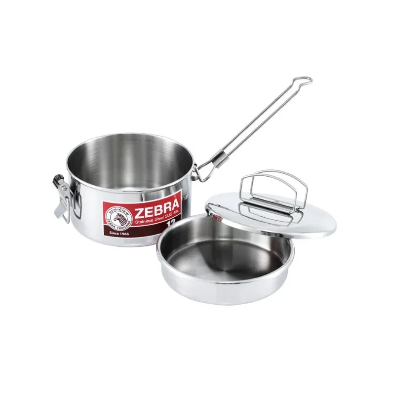 ZEBRA İç Tepsili Yuvarlak Yemek Kutusu (12 cm)