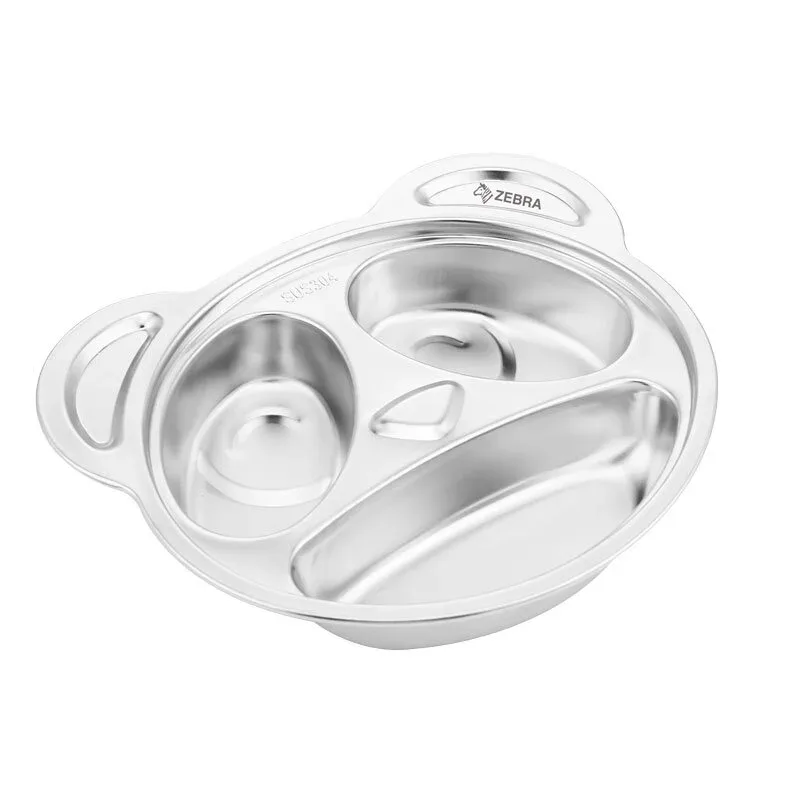 ZEBRA Çocuk Yemek Tepsisi 20 cm (Panda Tasarımlı) - görsel 1