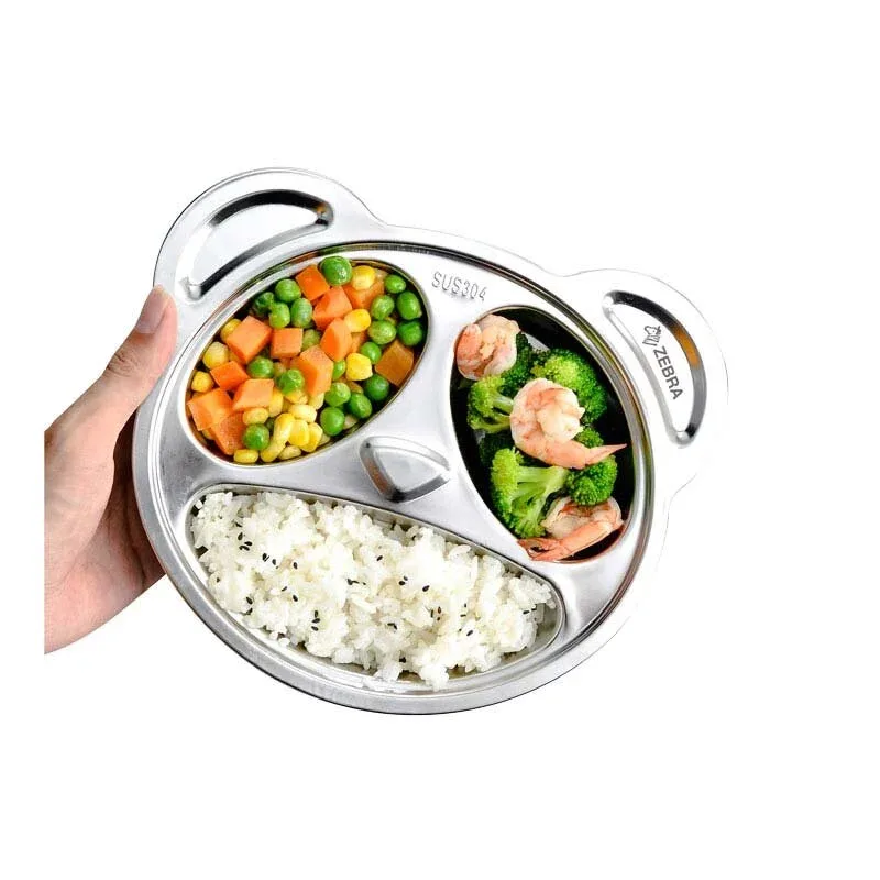 ZEBRA Çocuk Yemek Tepsisi 20 cm (Panda Tasarımlı) - görsel 3